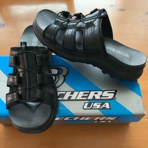 Sketchers Slide On Sandals